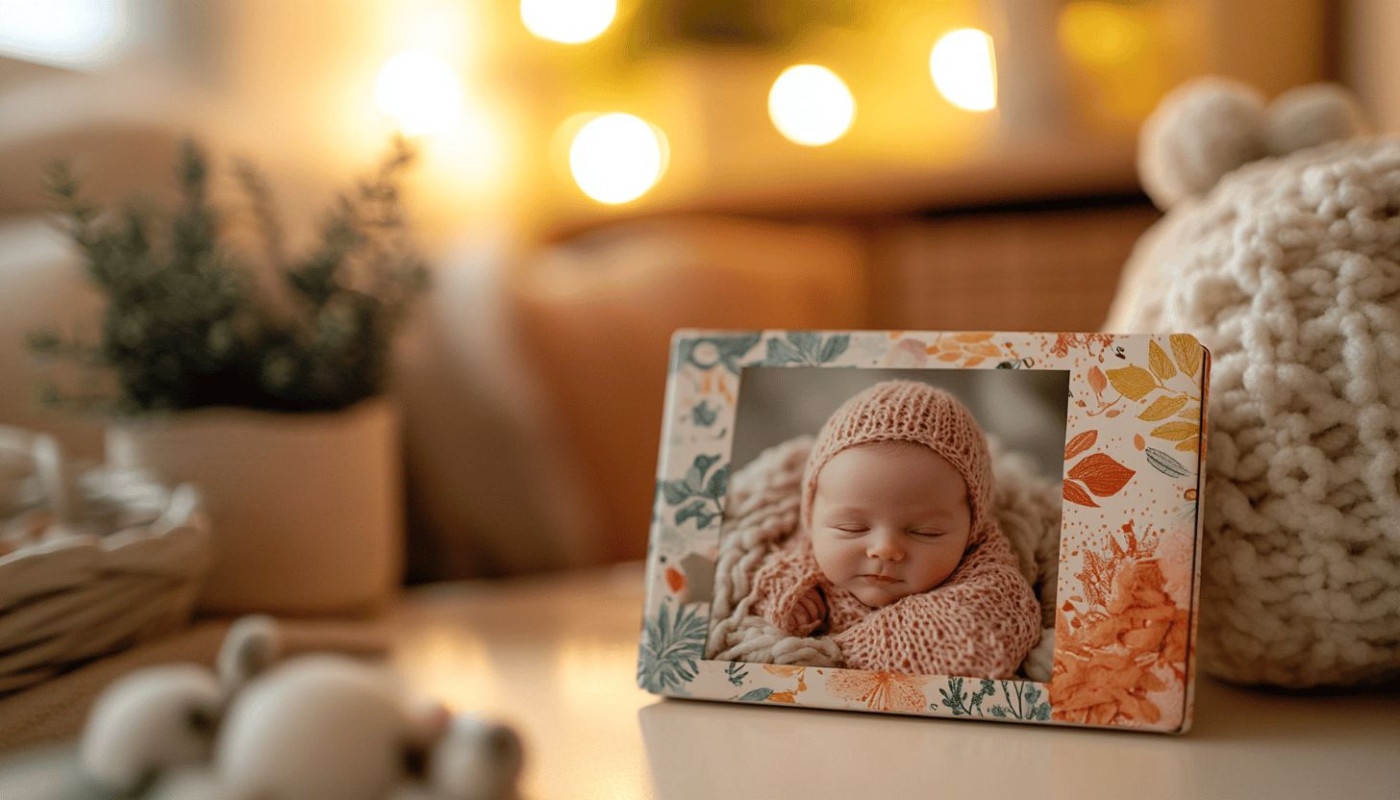 Comment créer un faire-part de naissance magnétique original ?